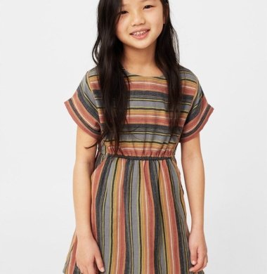 Robe coton ceinture